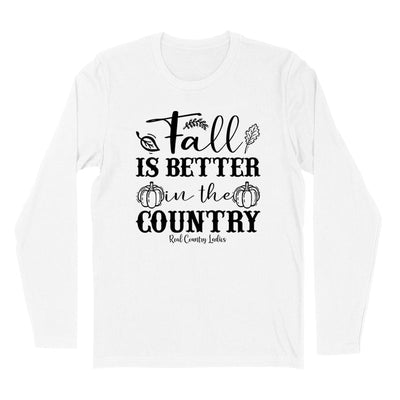 Blowout | Fall Is Better In The Country Black Print Hoodies & Long Sleeves