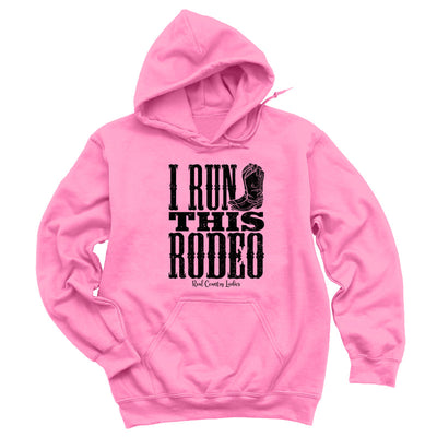 Blowout | I Run This Rodeo Black Print Hoodies & Long Sleeves