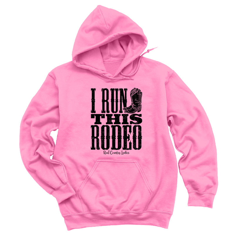 Black Friday | I Run This Rodeo Black Print Hoodies & Long Sleeves