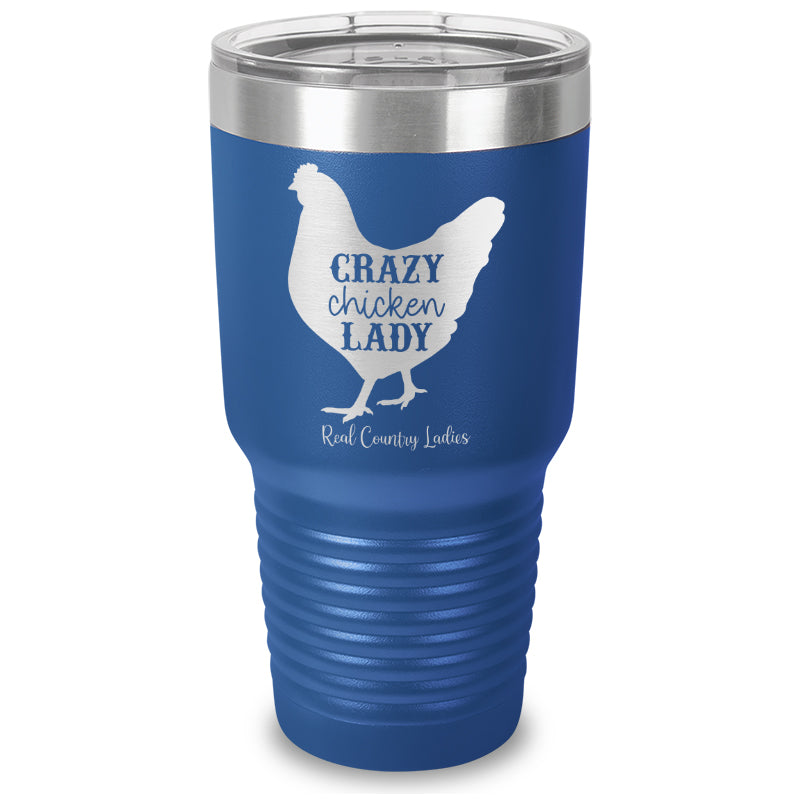 Black Friday | Crazy Chicken Lady Laser Etched Tumbler