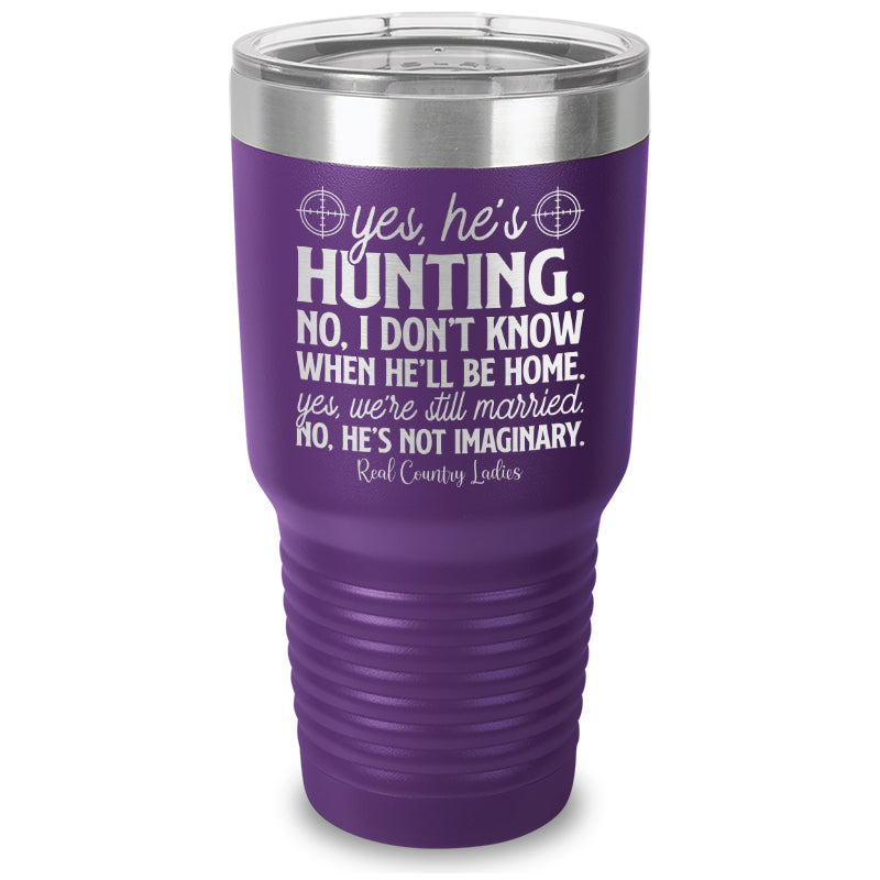 Black Friday | Yes He's Hunting Laser Etched Tumbler