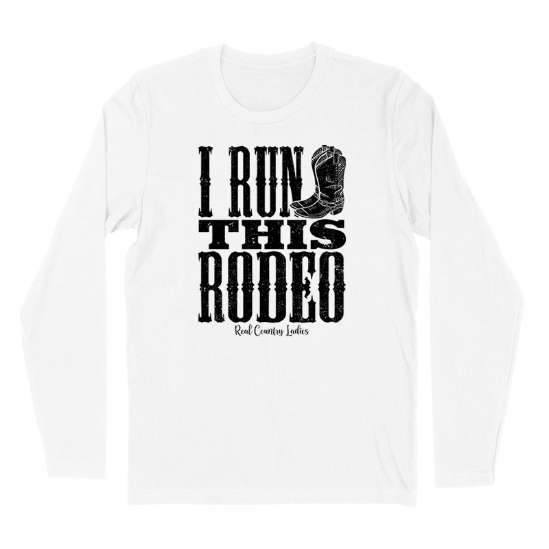 Blowout | I Run This Rodeo Black Print Hoodies & Long Sleeves