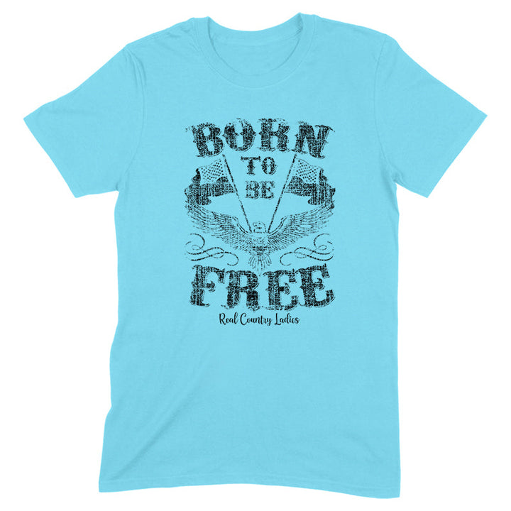 Black Friday | Born To Be Free Black Print Front Apparel