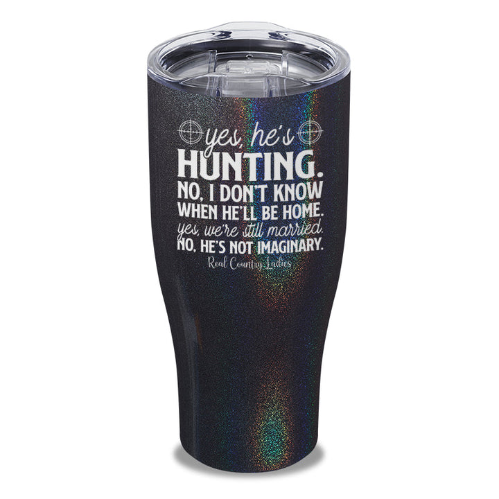 Black Friday | Yes He's Hunting Laser Etched Tumbler