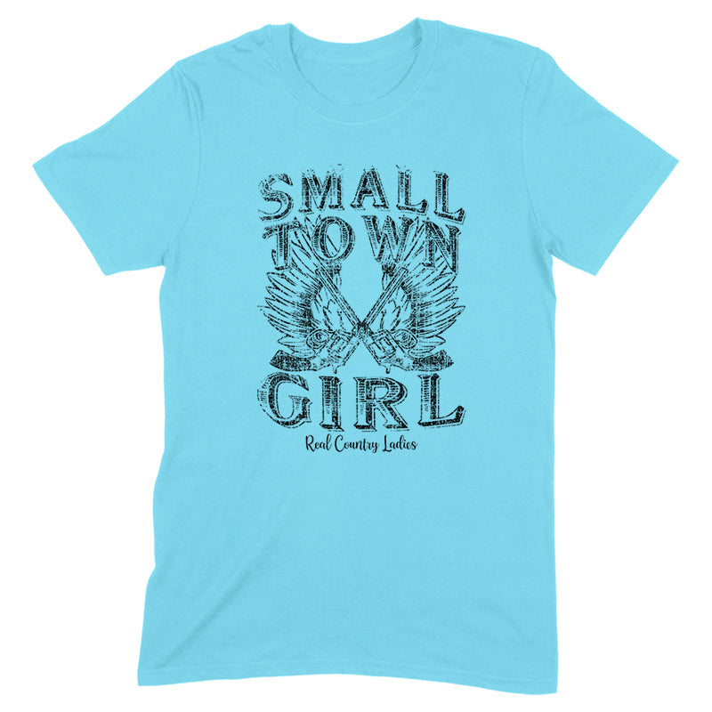 Blowout |  Small Town Girl Black Print Front Apparel