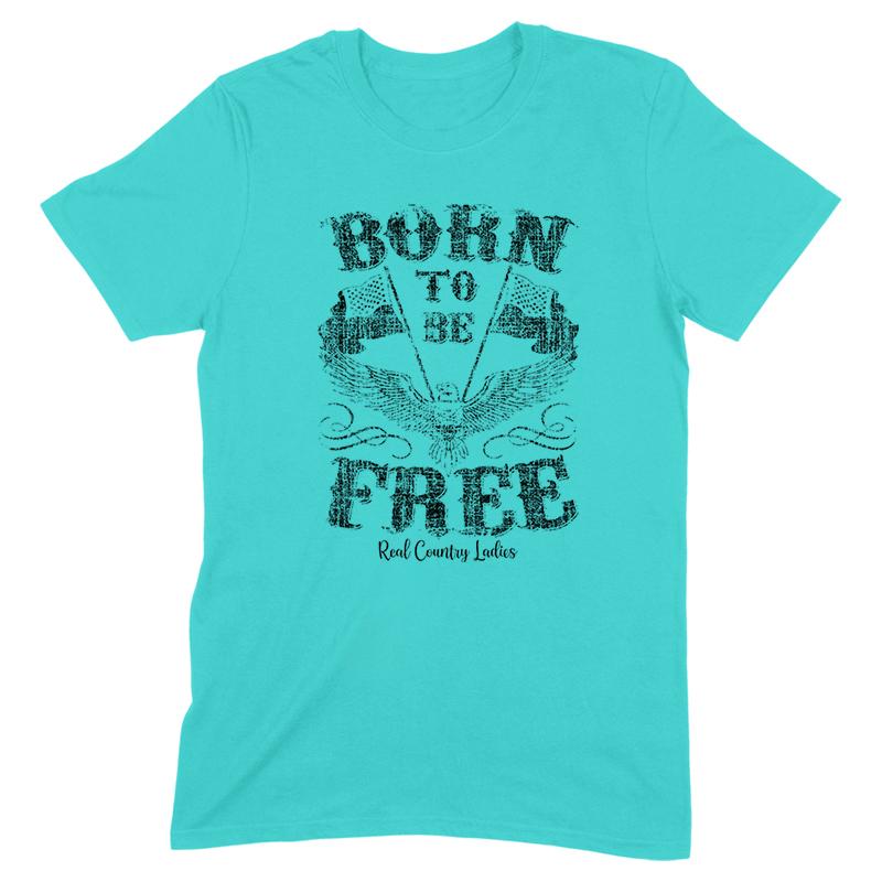 Black Friday | Born To Be Free Black Print Front Apparel