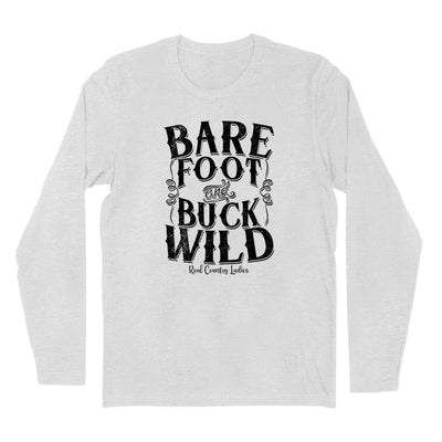 Blowout | Bare Foot And Buck Wild Black Print Hoodies & Long Sleeves