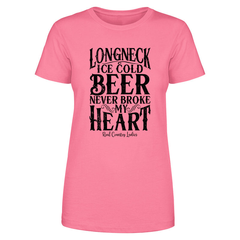 Black Friday | Longneck Ice Cold Beer Black Print Front Apparel