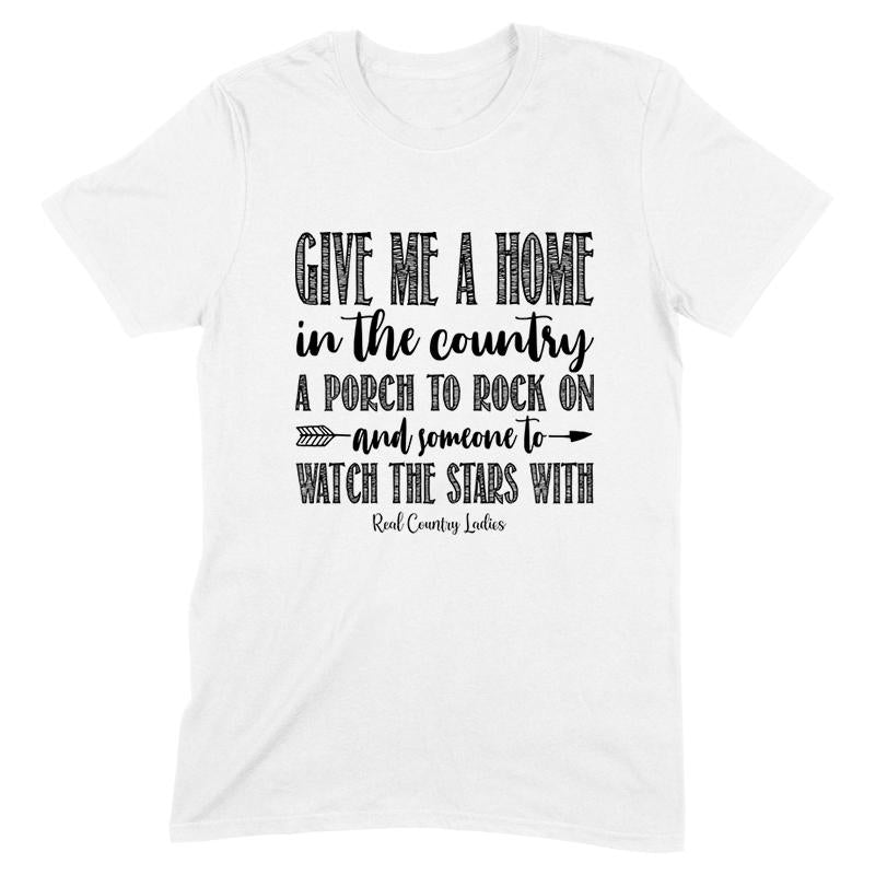 Black Friday | Give Me A Home In The Country Black Print Front Apparel