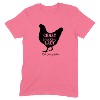 Blowout |  Crazy Chicken Lady Black Print Apparel