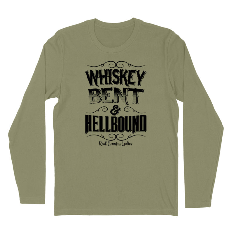 Blowout | Whiskey Bent And Hellbound Black Print Hoodies & Long Sleeves