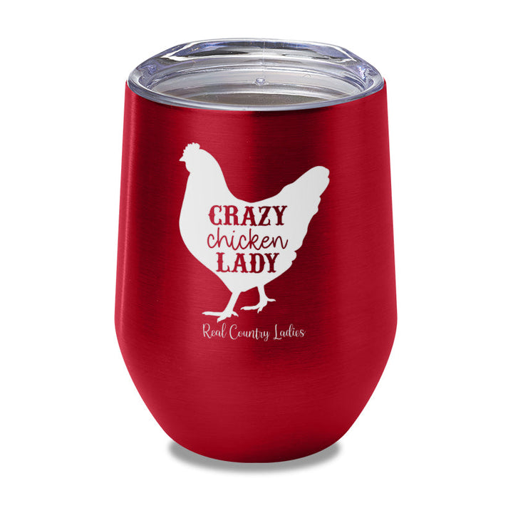 Black Friday | Crazy Chicken Lady Laser Etched Tumbler