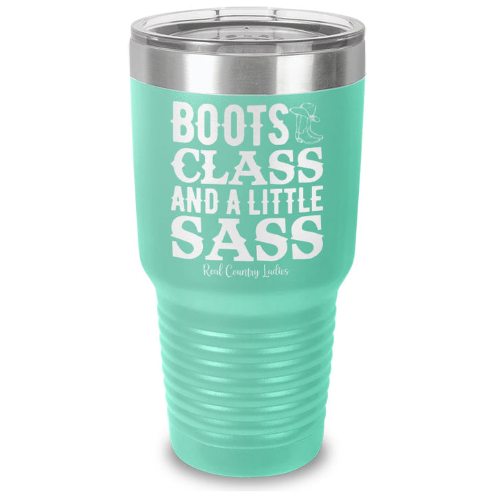 Black Friday | Boots Class Sass Laser Etched Tumbler