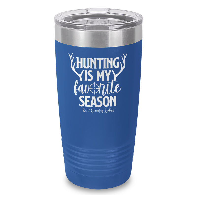 Black Friday | Hunting Is My Favorite Season Laser Etched Tumbler