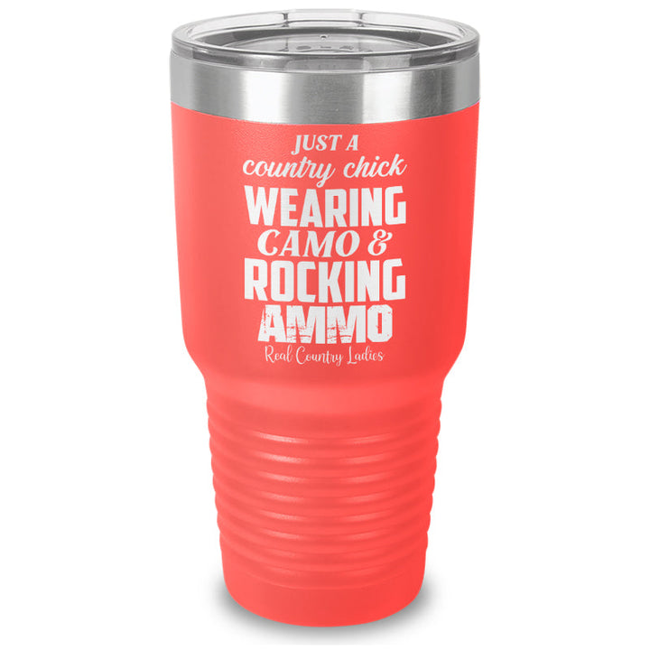 Black Friday | Wearing Camo Rocking Ammo Laser Etched Tumbler