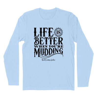 Blowout | Life Is Better When You're Mudding Black Print Hoodies & Long Sleeves