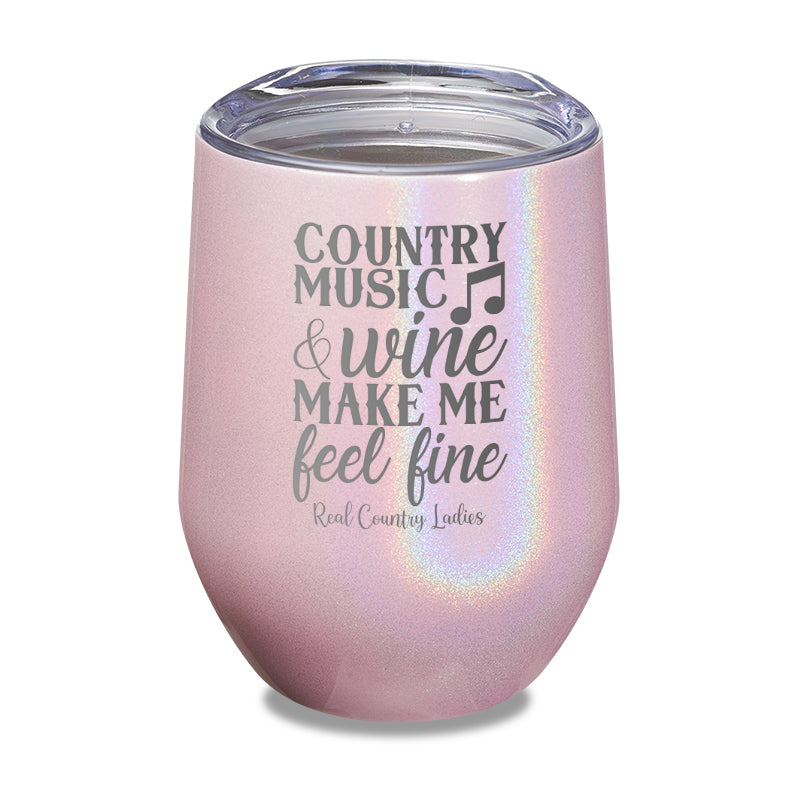 Black Friday | Country Music And Wine Laser Etched Tumbler