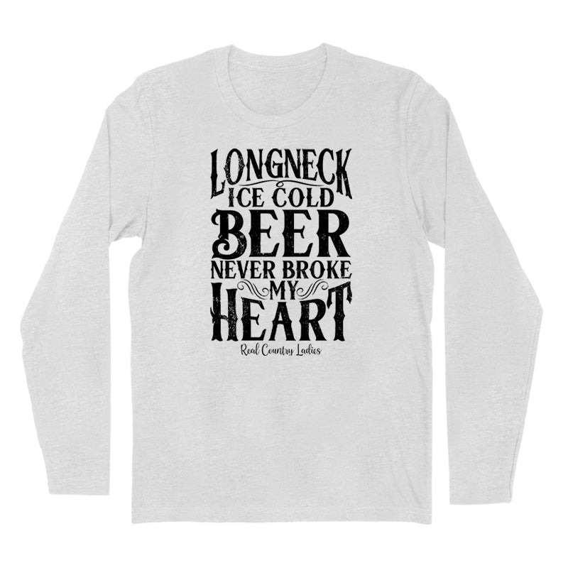 Blowout | Longneck Ice Cold Beer Black Print Hoodies & Long Sleeves