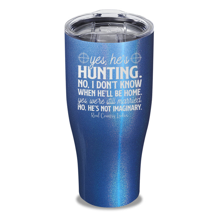 Black Friday | Yes He's Hunting Laser Etched Tumbler