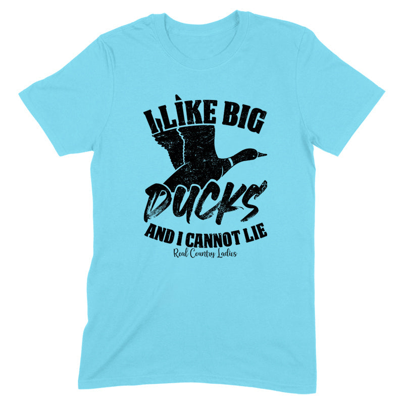 Blowout |  I Like Big Ducks Black Print Front Apparel