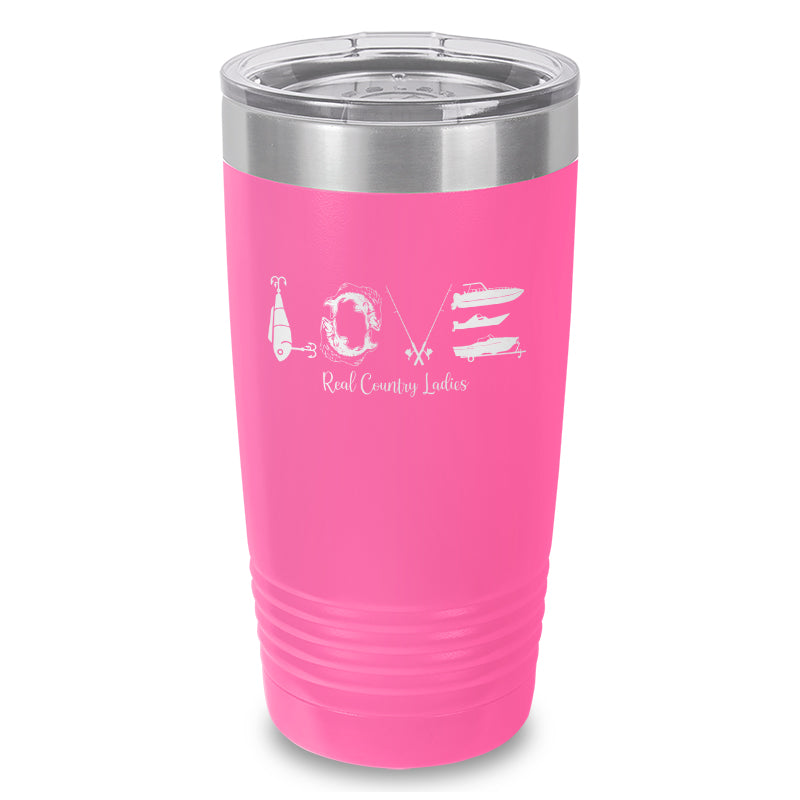 Black Friday | Fishing Love Laser Etched Tumbler