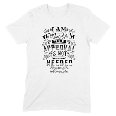 Blowout |  I Am Who I Am Black Print Front Apparel