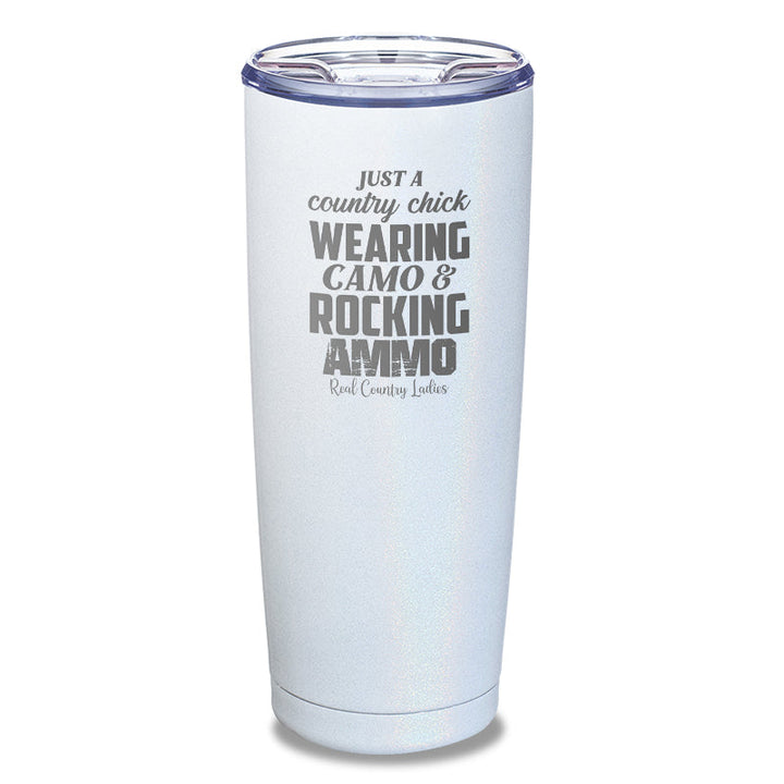 Black Friday | Wearing Camo Rocking Ammo Laser Etched Tumbler