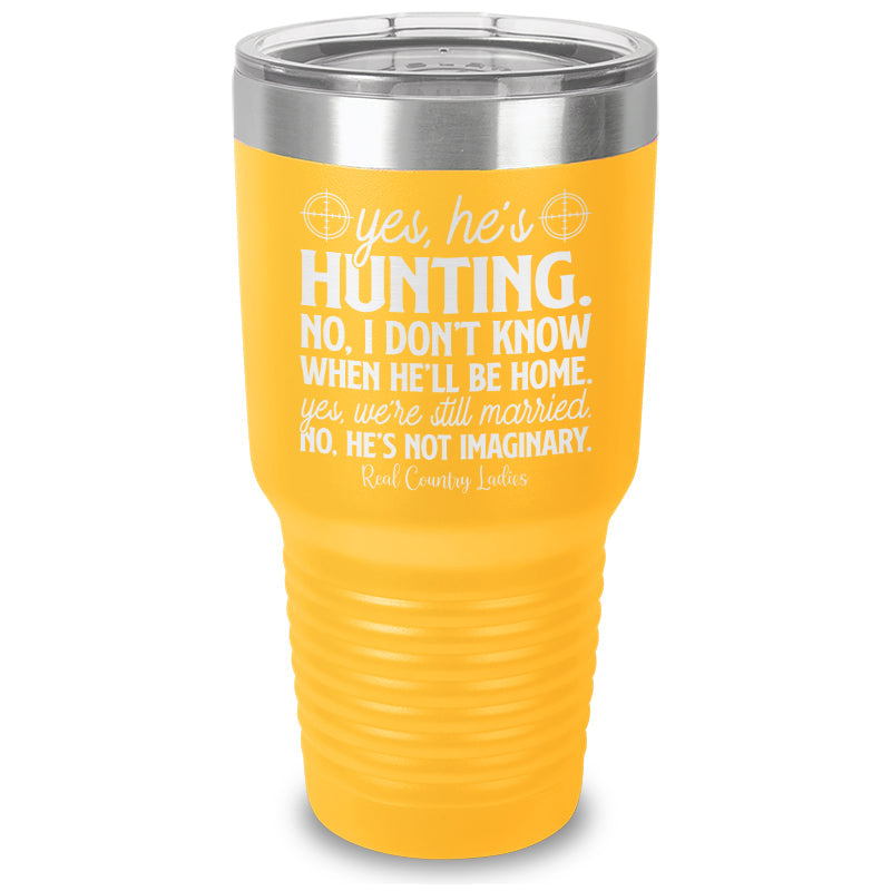 Black Friday | Yes He's Hunting Laser Etched Tumbler