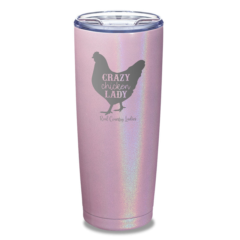 Black Friday | Crazy Chicken Lady Laser Etched Tumbler