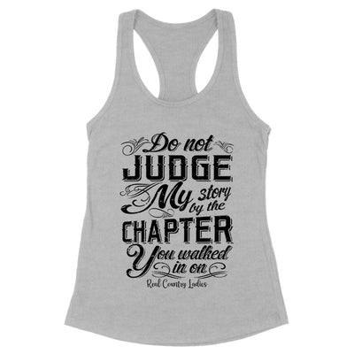 Blowout |  Do Not Judge My Story Black Print Front Apparel