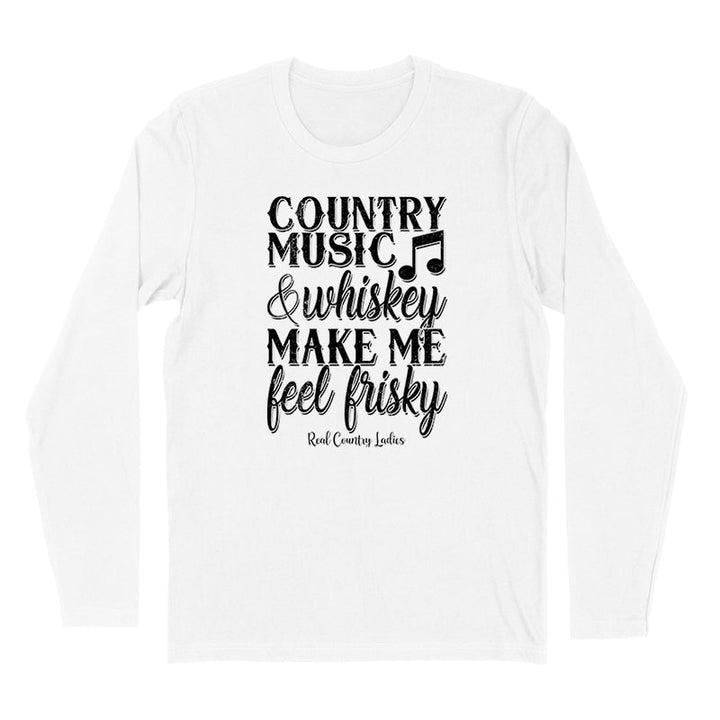 Black Friday | Country Music And Whiskey Black Print Hoodies & Long Sleeves