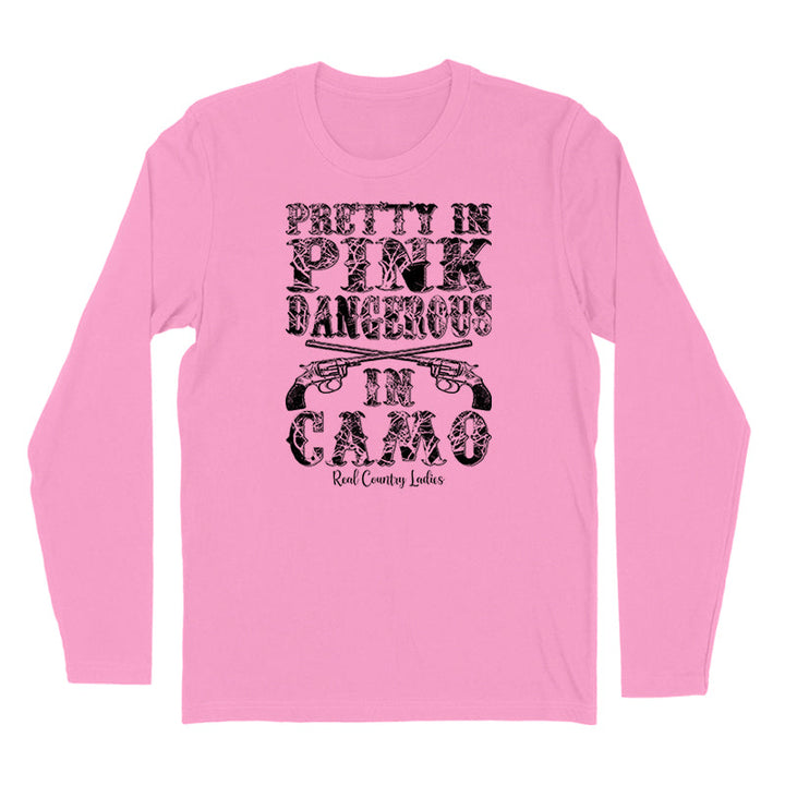 Black Friday | Pretty In Pink Black Print Hoodies & Long Sleeves