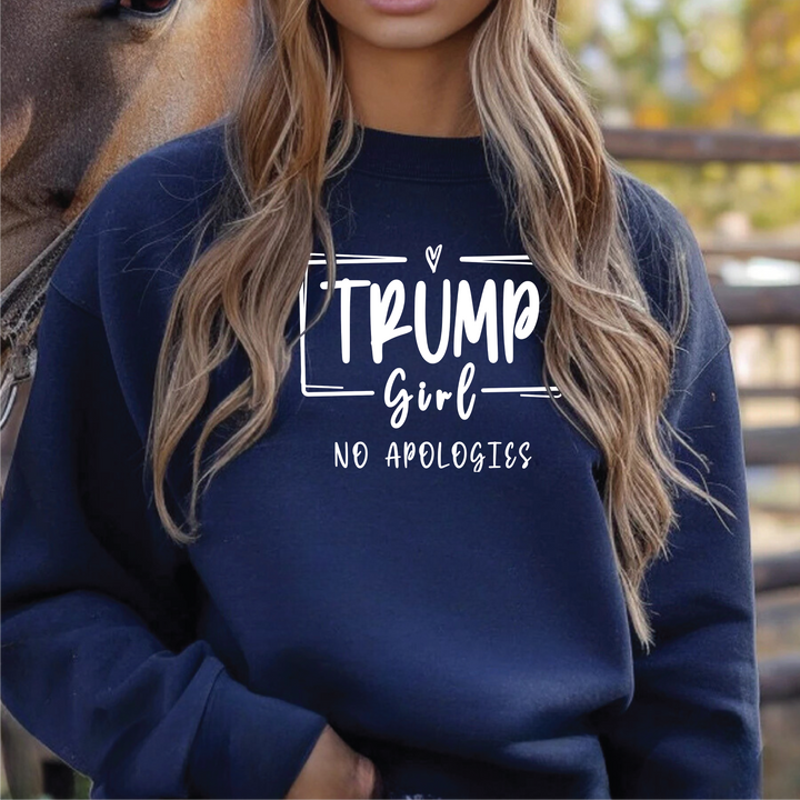 Trump Girl Text Sweatshirts