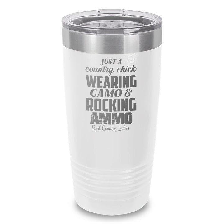 Black Friday | Wearing Camo Rocking Ammo Laser Etched Tumbler