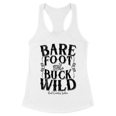 Blowout |  Bare Foot And Buck Wild Black Print Front Apparel