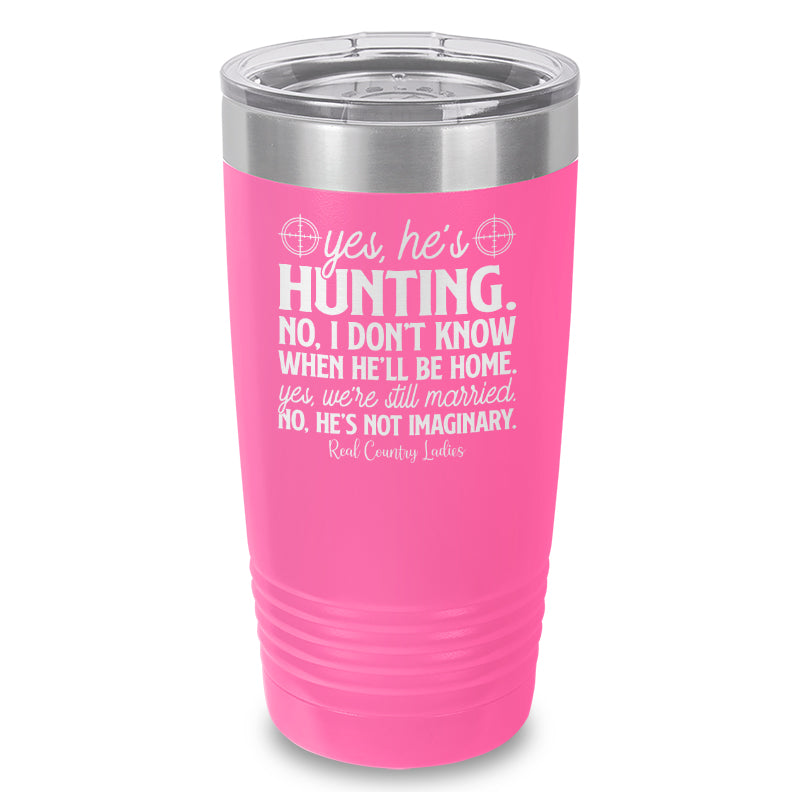 Black Friday | Yes He's Hunting Laser Etched Tumbler