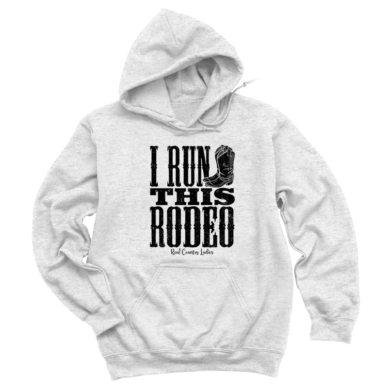 Blowout | I Run This Rodeo Black Print Hoodies & Long Sleeves