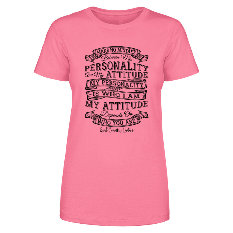 Blowout |  Personality Attitude Black Print Front Apparel