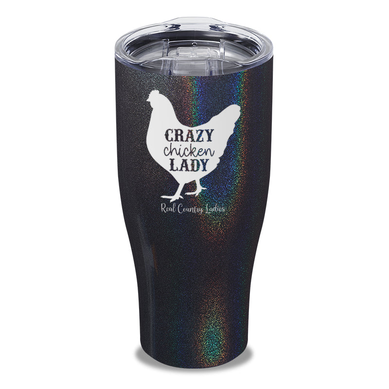 Black Friday | Crazy Chicken Lady Laser Etched Tumbler