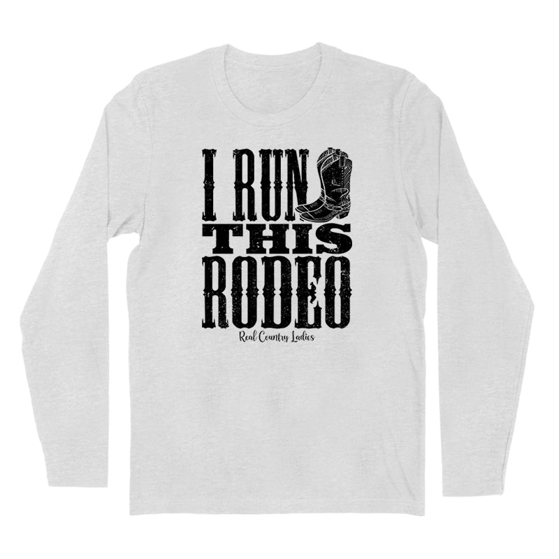 Blowout | I Run This Rodeo Black Print Hoodies & Long Sleeves