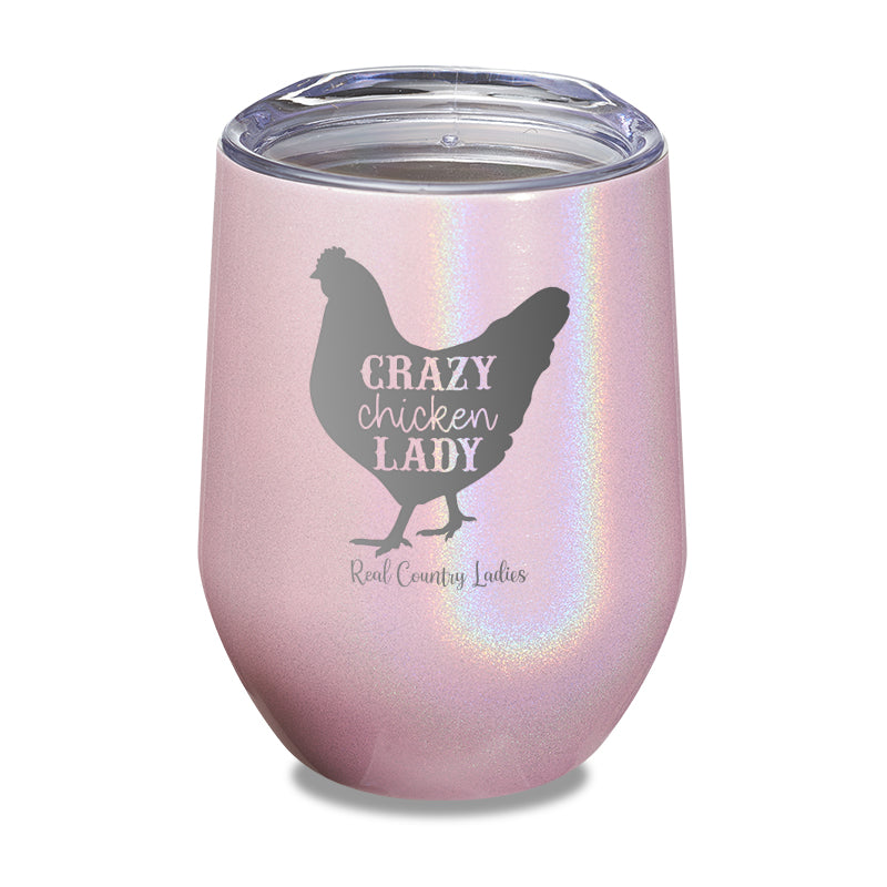 Black Friday | Crazy Chicken Lady Laser Etched Tumbler