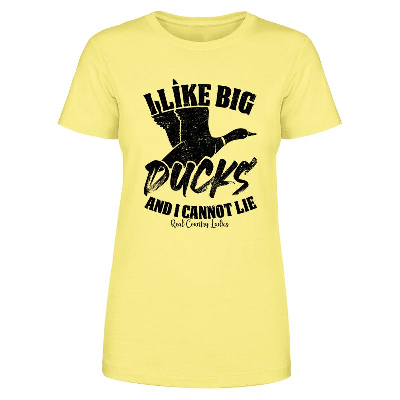 Blowout |  I Like Big Ducks Black Print Front Apparel