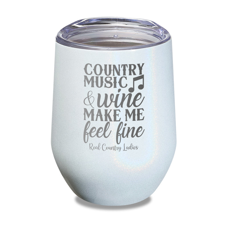 Black Friday | Country Music And Wine Laser Etched Tumbler