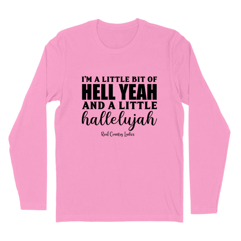 Blowout | Hell Yeah And Hallelujah Black Print Hoodies & Long Sleeves