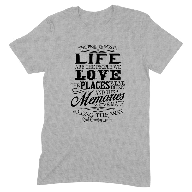 Blowout |  Best Things In Life Black Print Front Apparel