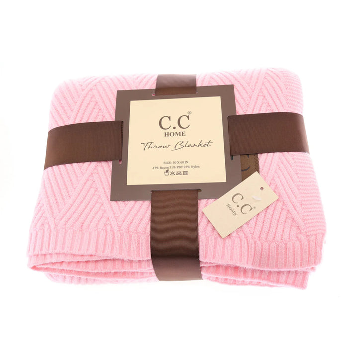 Heathered Knit C.C Blanket