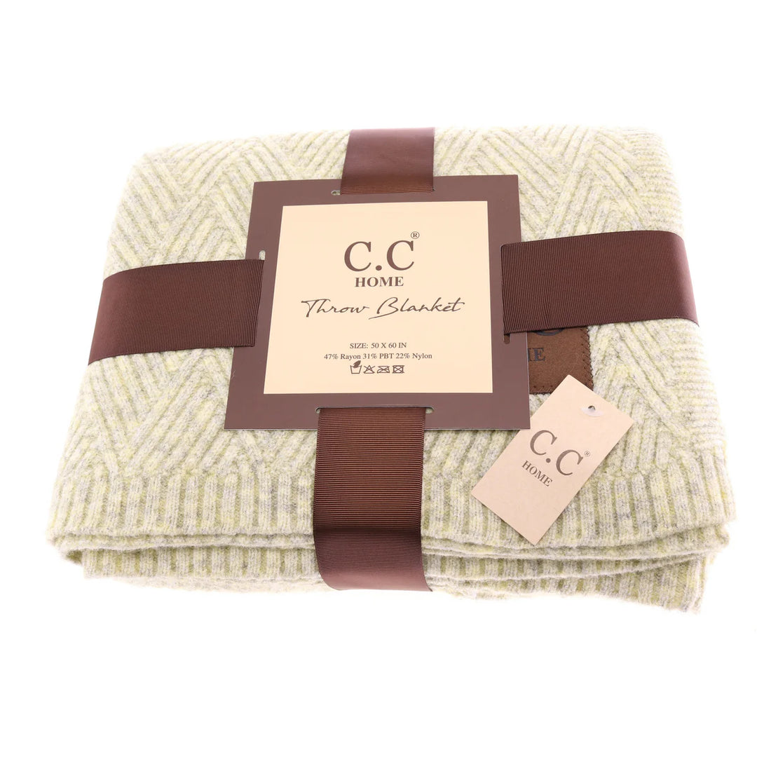 Heathered Knit C.C Blanket