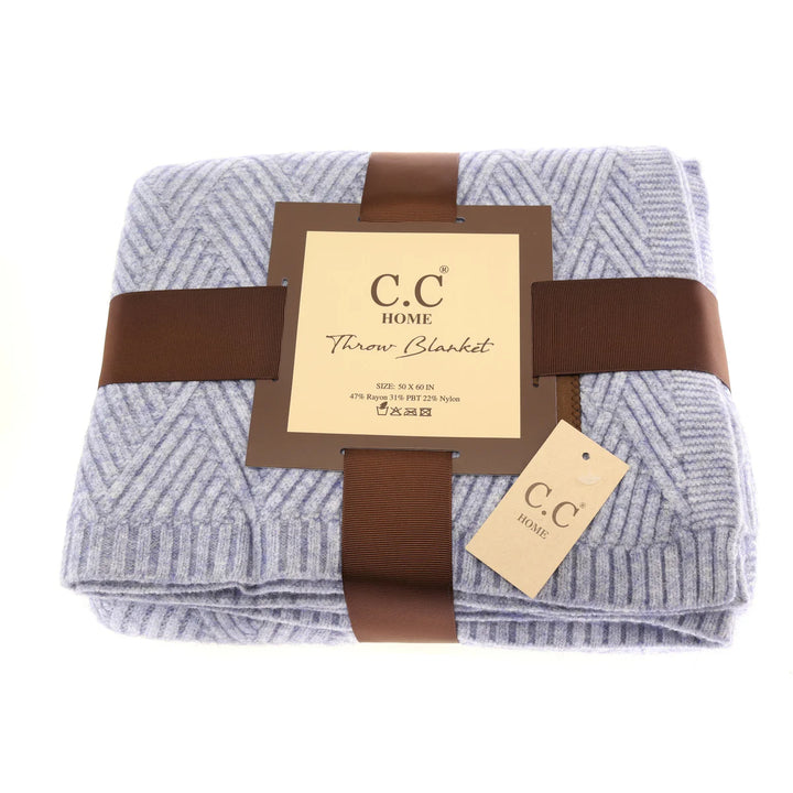 Heathered Knit C.C Blanket