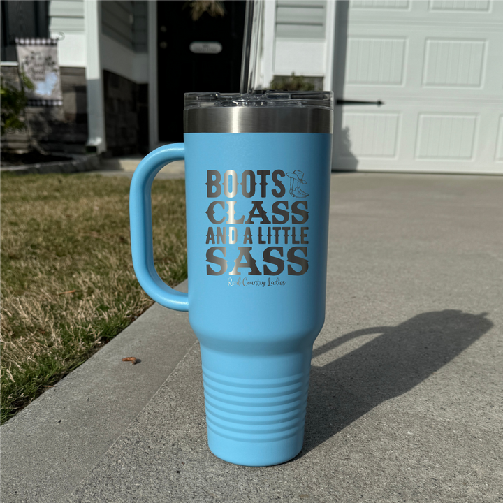 Boots Class Sass 40oz Premium Tumbler