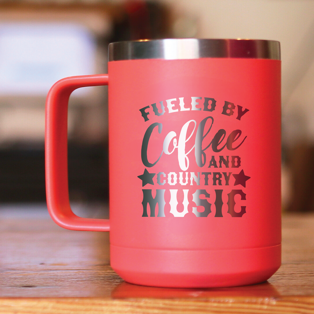 Fueled By Coffee And Coffee Music Coffee Mug